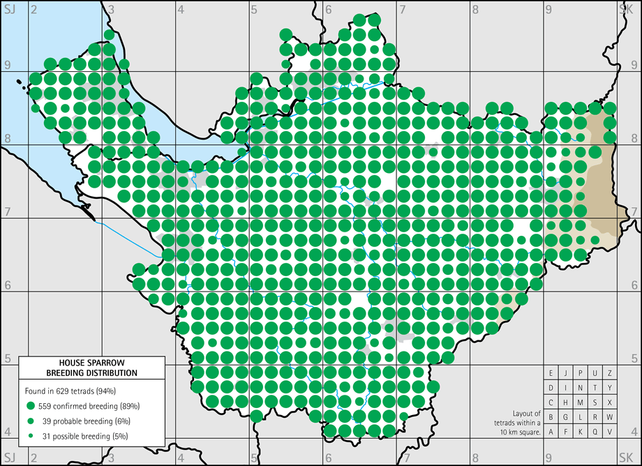 Breeding distribution map