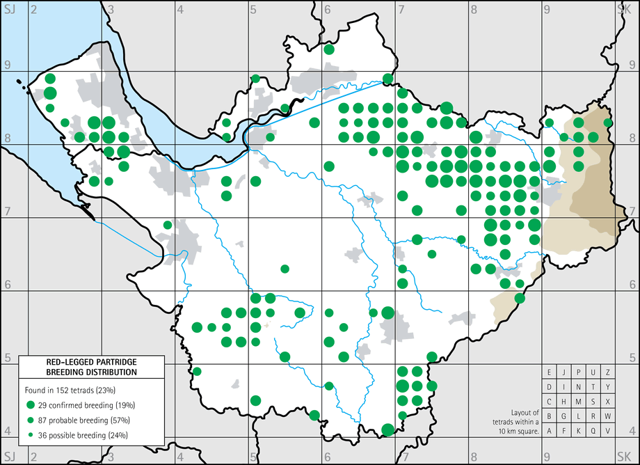 Breeding distribution map
